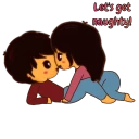 Romantic Couple Stickers WhatsApp Stickers