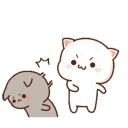 Mochis Peach Cat Animados - WAStickerApps