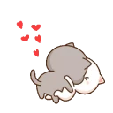 Mochis Peach Cat Animados WhatsApp Stickers