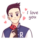 I love you and i miss you WhatsApp Stickers