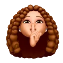 Curly WhatsApp Stickers