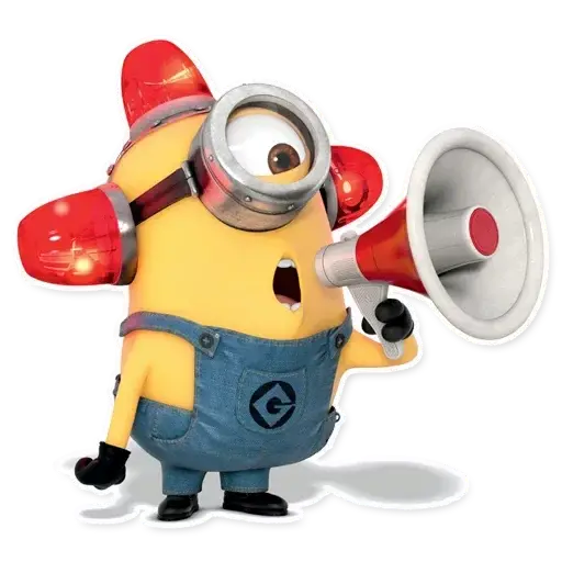 Minions Adhesivos para WhatsApp