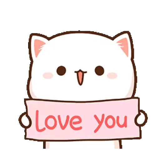 Mochis Peach Cat Animados WhatsApp Stickers