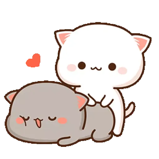 Mochis Peach Cat Animados WhatsApp Stickers