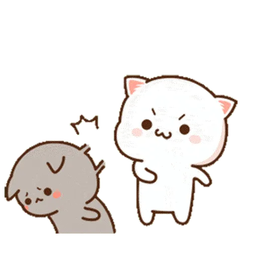 Mochis Peach Cat Animados Stickers for WhatsApp