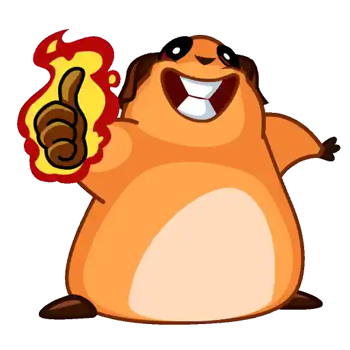 Melie the Cavy WhatsApp Stickers