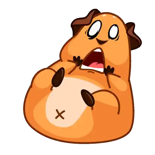Melie the Cavy WhatsApp Stickers