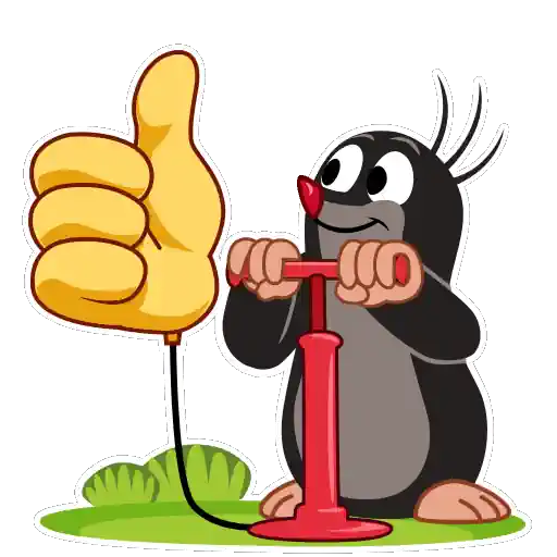 Krtek WhatsApp Stickers