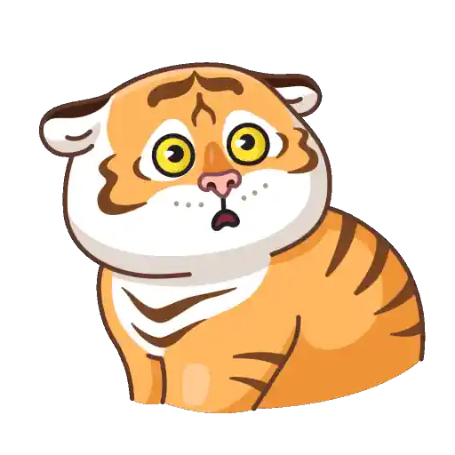 Grumpy Tiger WhatsApp Stickers