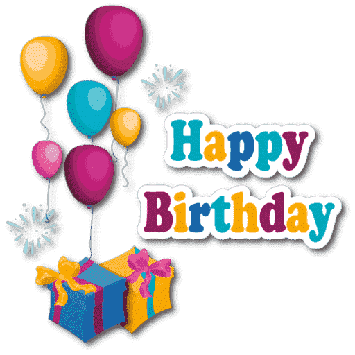 Happy Birthday Stickers for WhatsApp