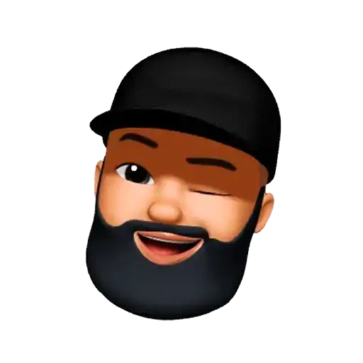 Beard sticker