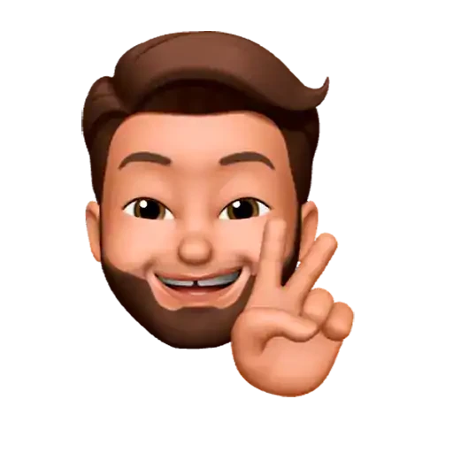 Beard sticker