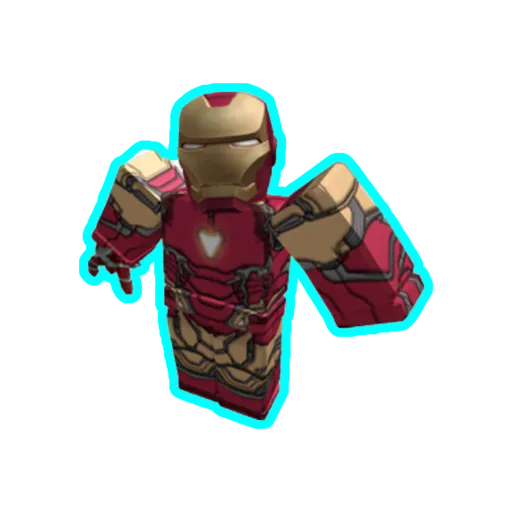 Roblox Iron Man Stickers for WhatsApp