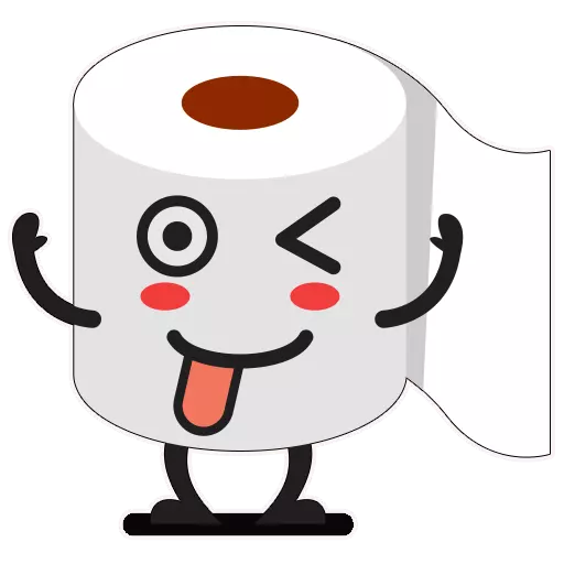 Tissue Emoji Stickers for WhatsApp