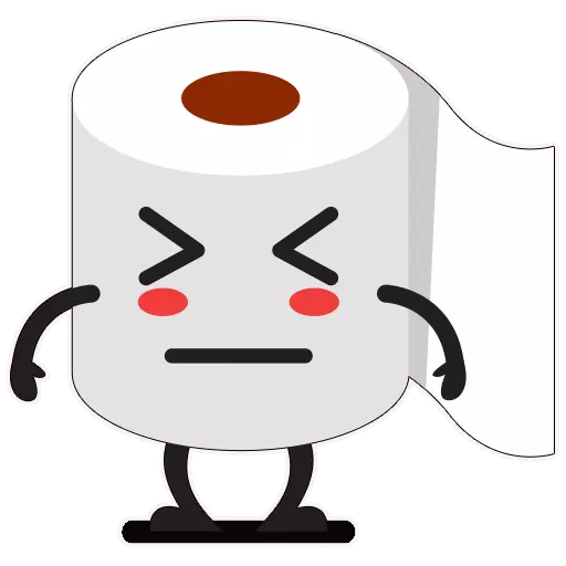 Tissue Emoji Stickers for WhatsApp