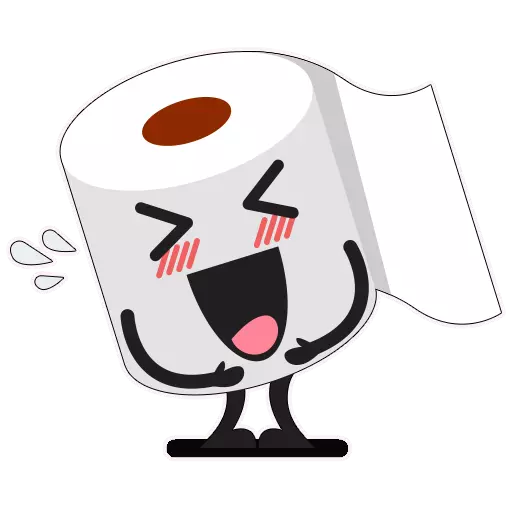 Tissue Emoji Stickers for WhatsApp